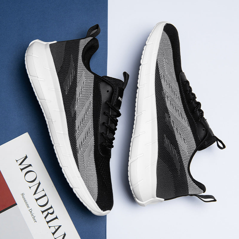 Damen Lauf-Sneaker mit atmungsaktiver Mesh-Oberfläche und dämpfender Sohle