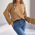 R&B | Zopfmuster Pullover aus Weichem Garn