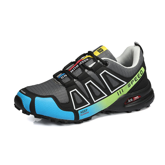 Damen Sportliche Trailrunning-Schuhe mit atmungsaktiver Obermaterialstruktur und dämpfender Sohle R&B