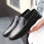 Damen Elegante Mokassins mit handgenähter Verarbeitung und rutschfester Sohle