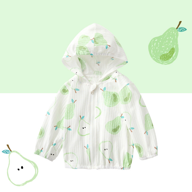 Unisex nan leichtgewicht Musselin Kapuzenjacke für Babys mit elastischen Bündchen R&B