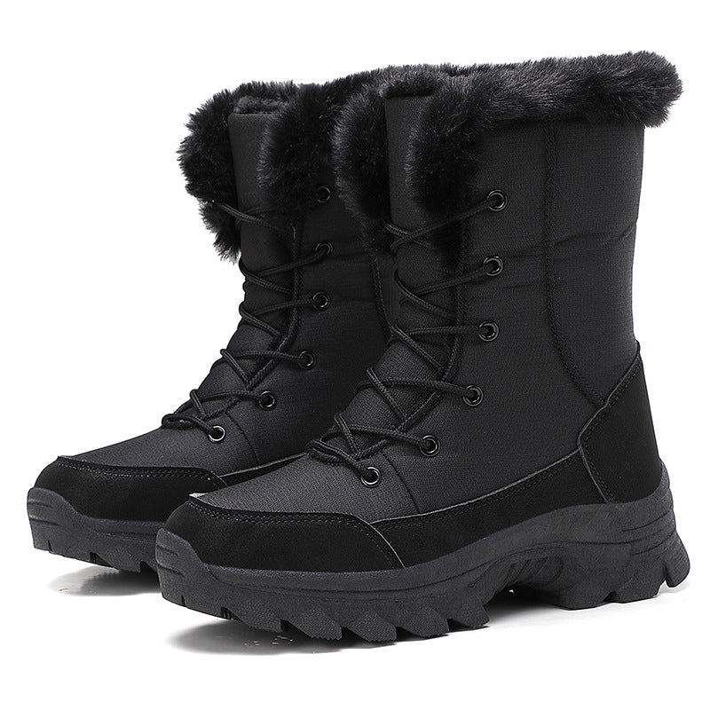 Damen Winterstiefel mit isolierendem Innenfutter und rutschfester Profilsohle R&B