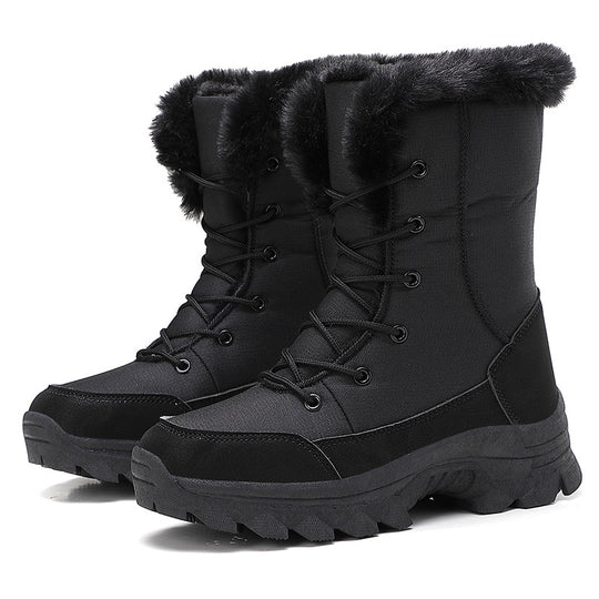 Damen Winterstiefel mit isolierendem Innenfutter und rutschfester Profilsohle R&B