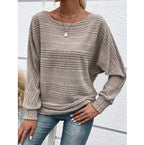 Damen Pullover mit strukturiertem Muster R&B