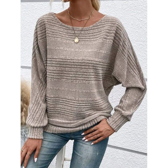 Damen Pullover mit strukturiertem Muster R&B