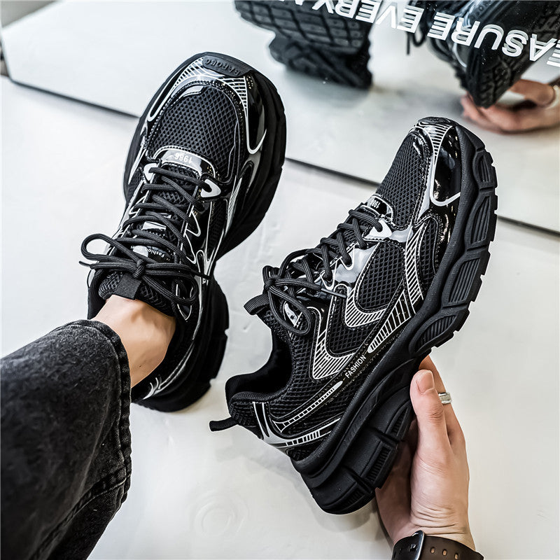 Damen Sportliche Trend-Sneaker mit atmungsaktivem Mesh-Obermaterial und dämpfendem Sohlenprofil R&B