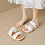 Damen Flip-Flops mit elegantem Schleifen-Design und gepolsterter Sohle