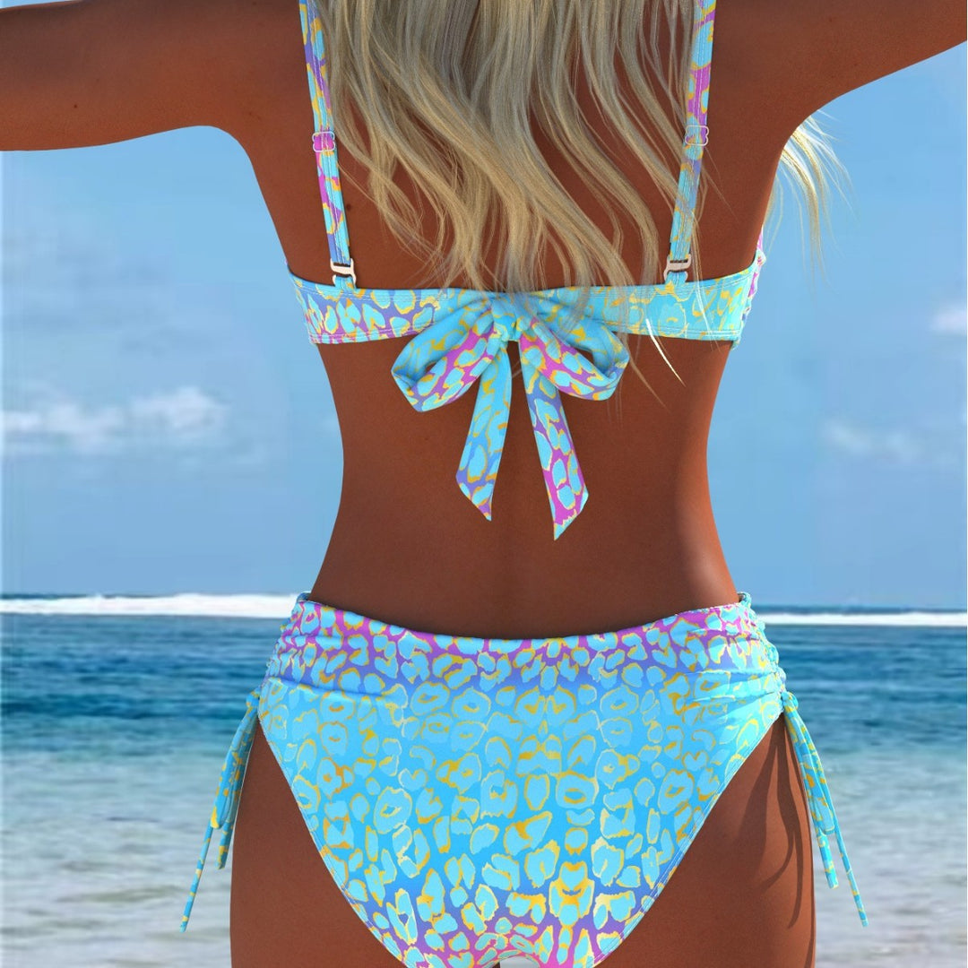 Damen Balconette-Bikini mit seitlichem Bindeband R&B