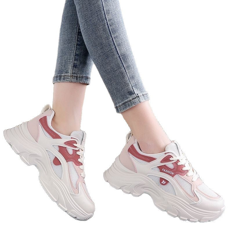 Damen Fashion Sneakers mit atmungsaktiver Mesh-Oberfläche und dämpfender Sohle