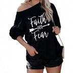 Damen Übergröße Sweatshirt R&B