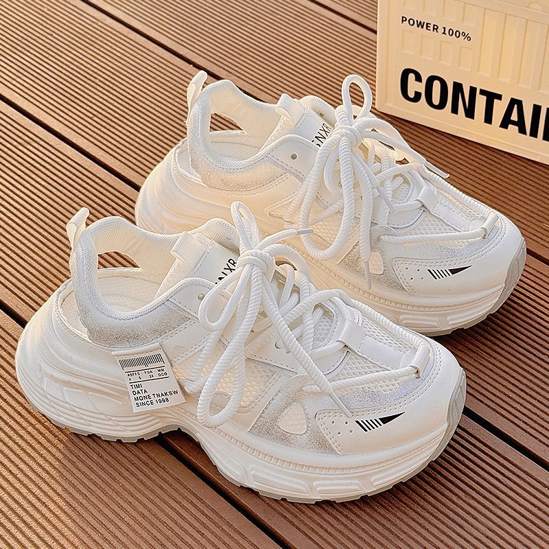 Damen Sportliche Sneakers mit atmungsaktivem Mesh-Obermaterial und rutschfester Sohle R&B