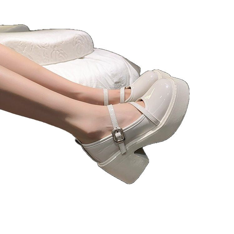 Damen Elegante Plateau-Pumps mit verstellbaren Riemchen R&B