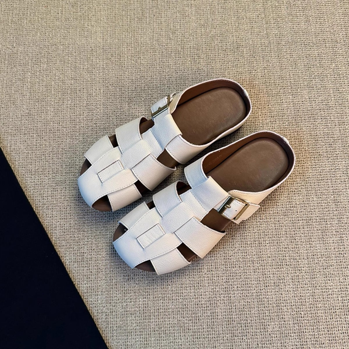 Damen Komfortable Sandalen mit modischen Riemendesign