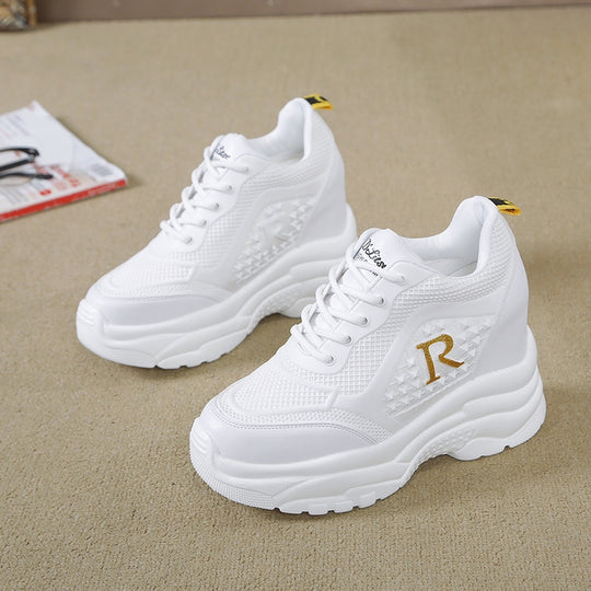 Damen Chunky Sneakers mit atmungsaktiver Mesh-Oberfläche und leichtem Komfort R&B