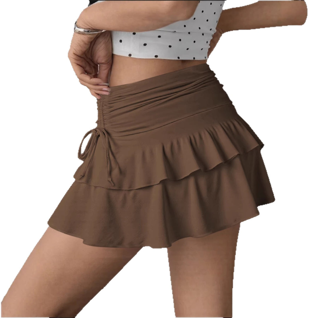 Damen Rüschenshorts mit verstellbarem Bund R&B