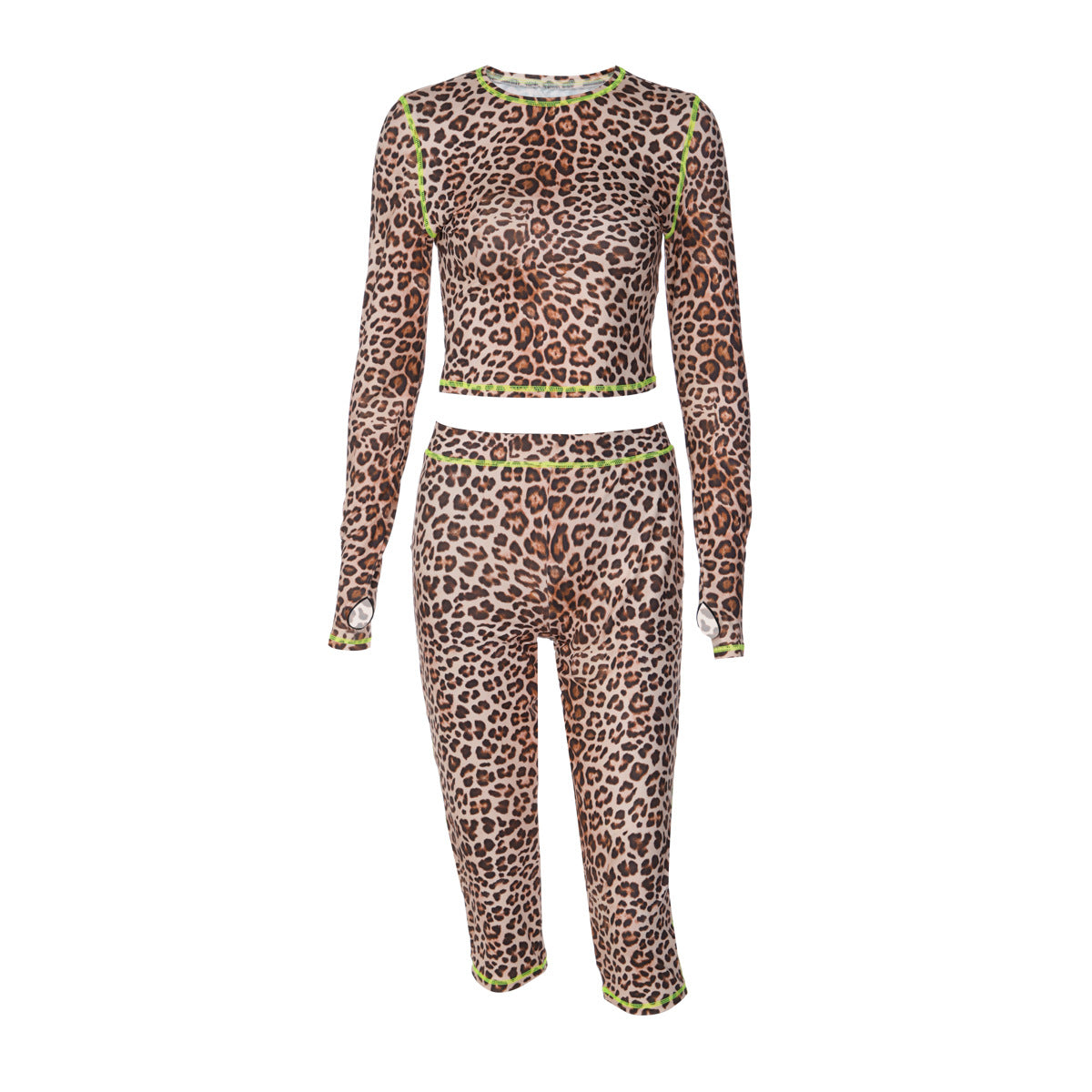 Damen Tierdruck Sport-Set R&B