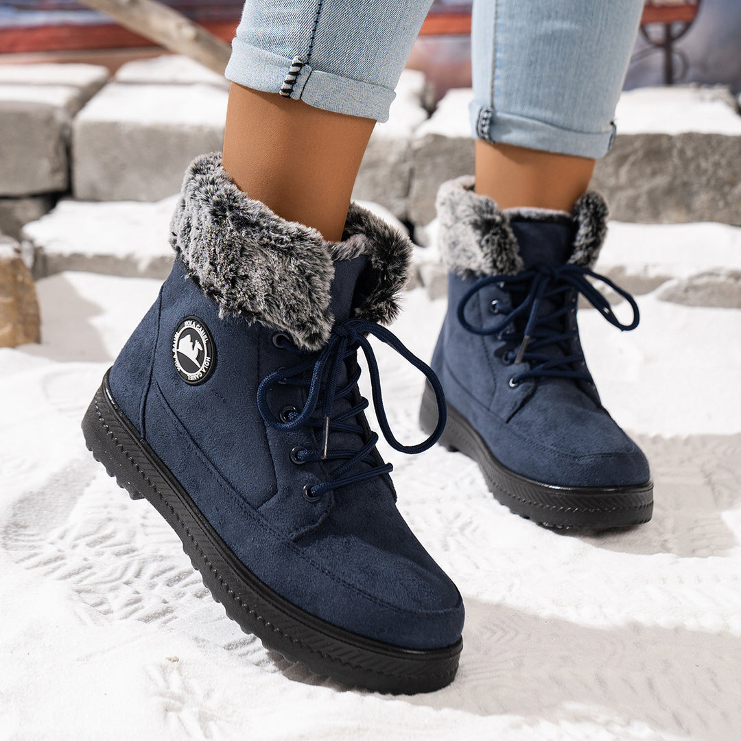 Damen gefütterte Winterstiefel R&B