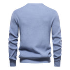 Herren Pullover mit modernem Strukturdesign und auffälligen Farbdetails
