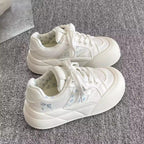 Damen Sportliche Sneakers mit atmungsaktiver Mesh-Oberfläche und innovativem Schnürsystem R&B