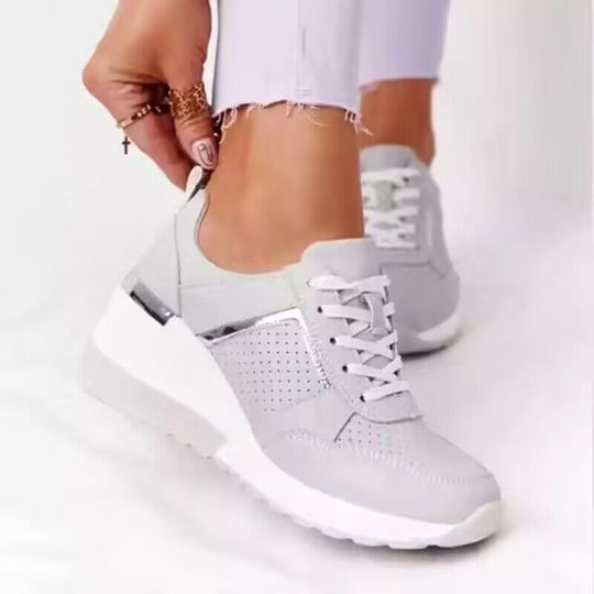 Damen Wedge-Sneaker mit atmungsaktivem Obermaterial und komfortablem Fußbett R&B