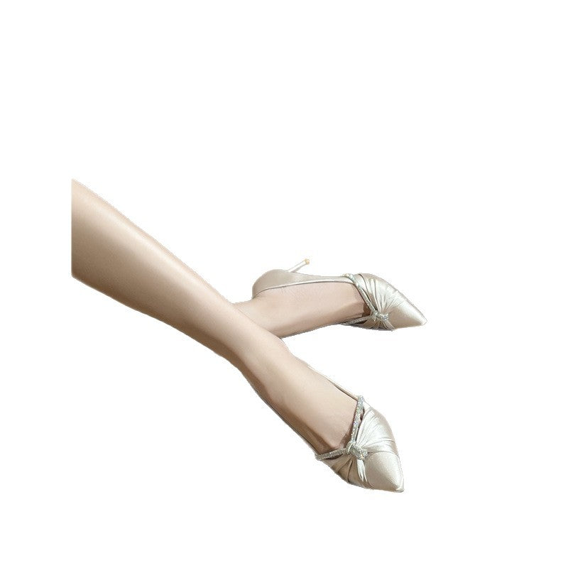 Damen elegante Spitzenschuhe mit dekorativem Riemchen R&B