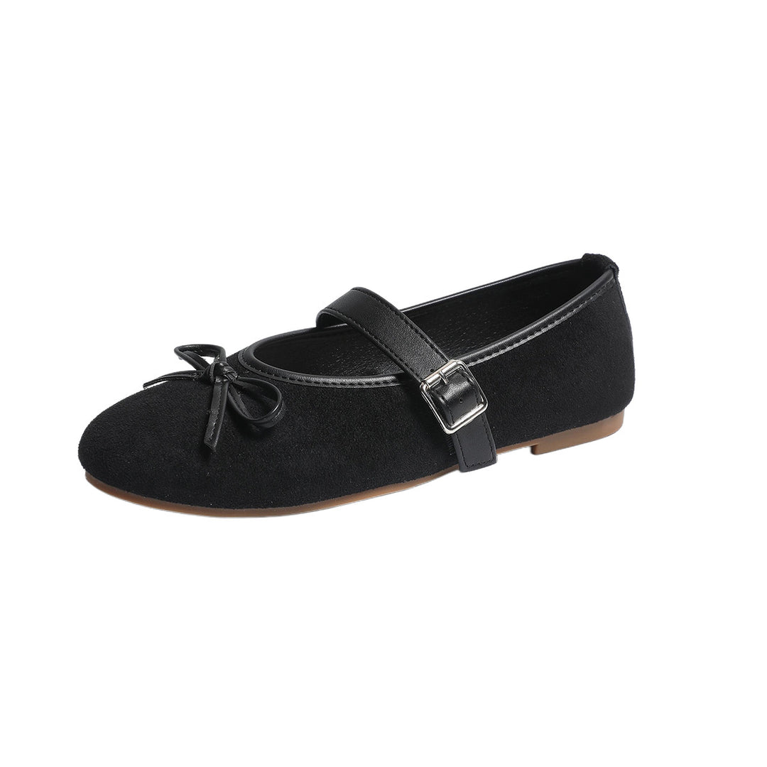 Damen Ballerinas mit verstellbarem Riemendesign und modischem Leopardenmuster R&B