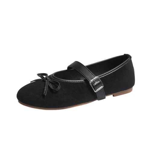 Damen Ballerinas mit verstellbarem Riemendesign und modischem Leopardenmuster R&B