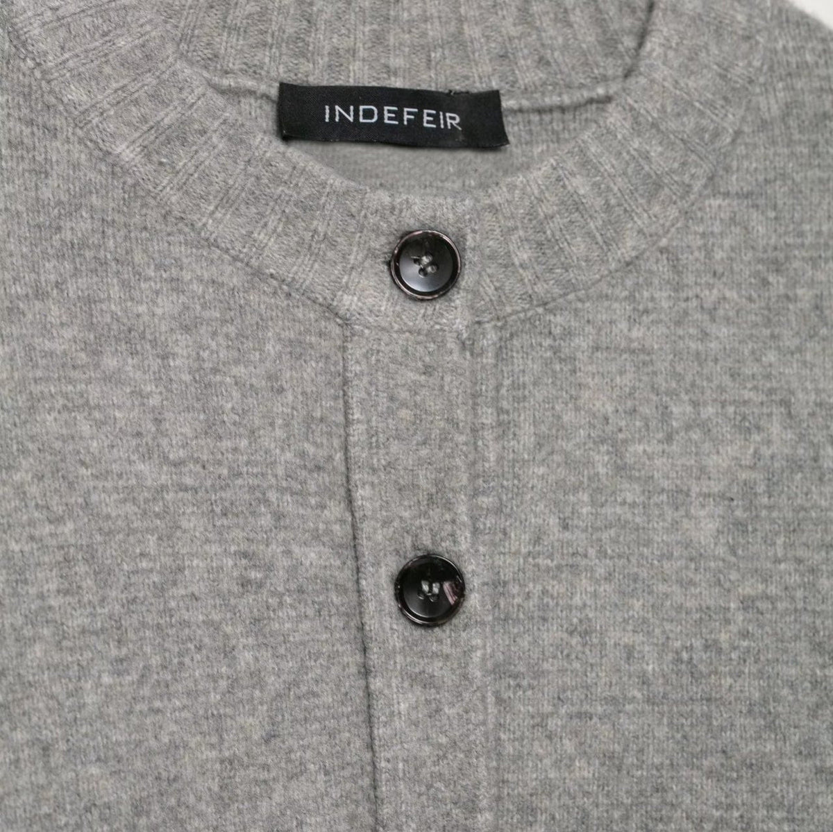 Damen lässiger Strickcardigan mit Knopfdetails R&B