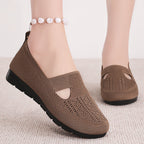 Damen Bequeme Slipper mit elastischem Riemen und atmungsaktivem Obermaterial