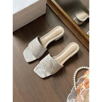 Damen Kunstvoll bestickte Mules R&B