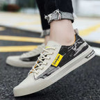 Damen Sportliche Canvas-Sneaker mit atmungsaktiver Zehenkappe und flexibler Laufsohle R&B