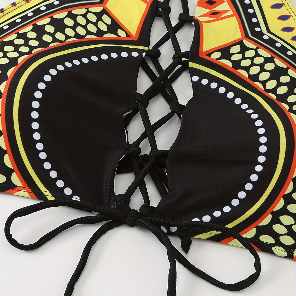 Damen Hochwertiger Bikini mit raffiniertem Schnürdesign R&B