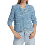 Strickjacke Damen elegant mit goldenen Knöpfen