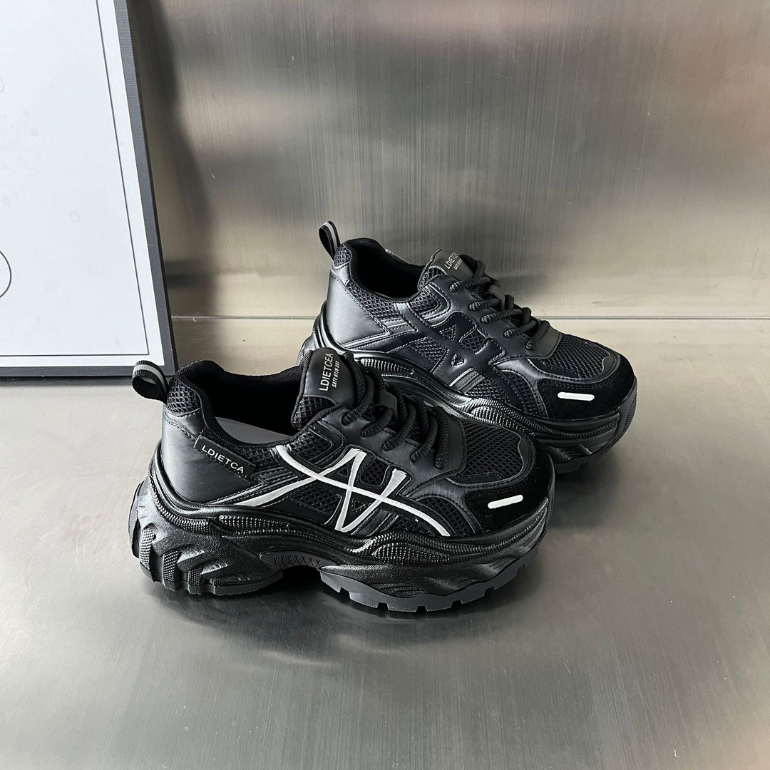 Damen Sportliche Lauf-Schuhe mit verstärkter Sohle und atmungsaktivem Mesh-R&B