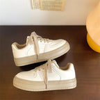Damen Modische Sneakers mit hoher Sohle und atmungsaktivem Obermaterial R&B