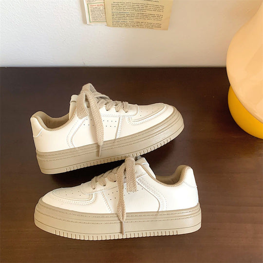 Damen Modische Sneakers mit hoher Sohle und atmungsaktivem Obermaterial R&B