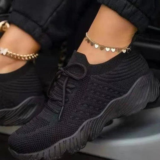 Damen Leichte atmungsaktive Sportsneakers mit flexibler Sohle R&B