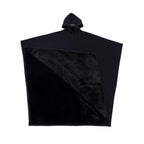 Damen kuscheliger Kapuzenponcho aus weichem Mikrofleece R&B