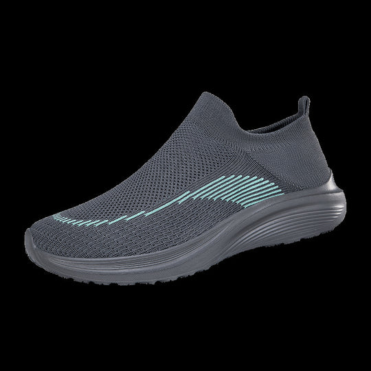 Damen Atmungsaktive Sport Sneakers mit flexiblem Strick-Obermaterial R&B