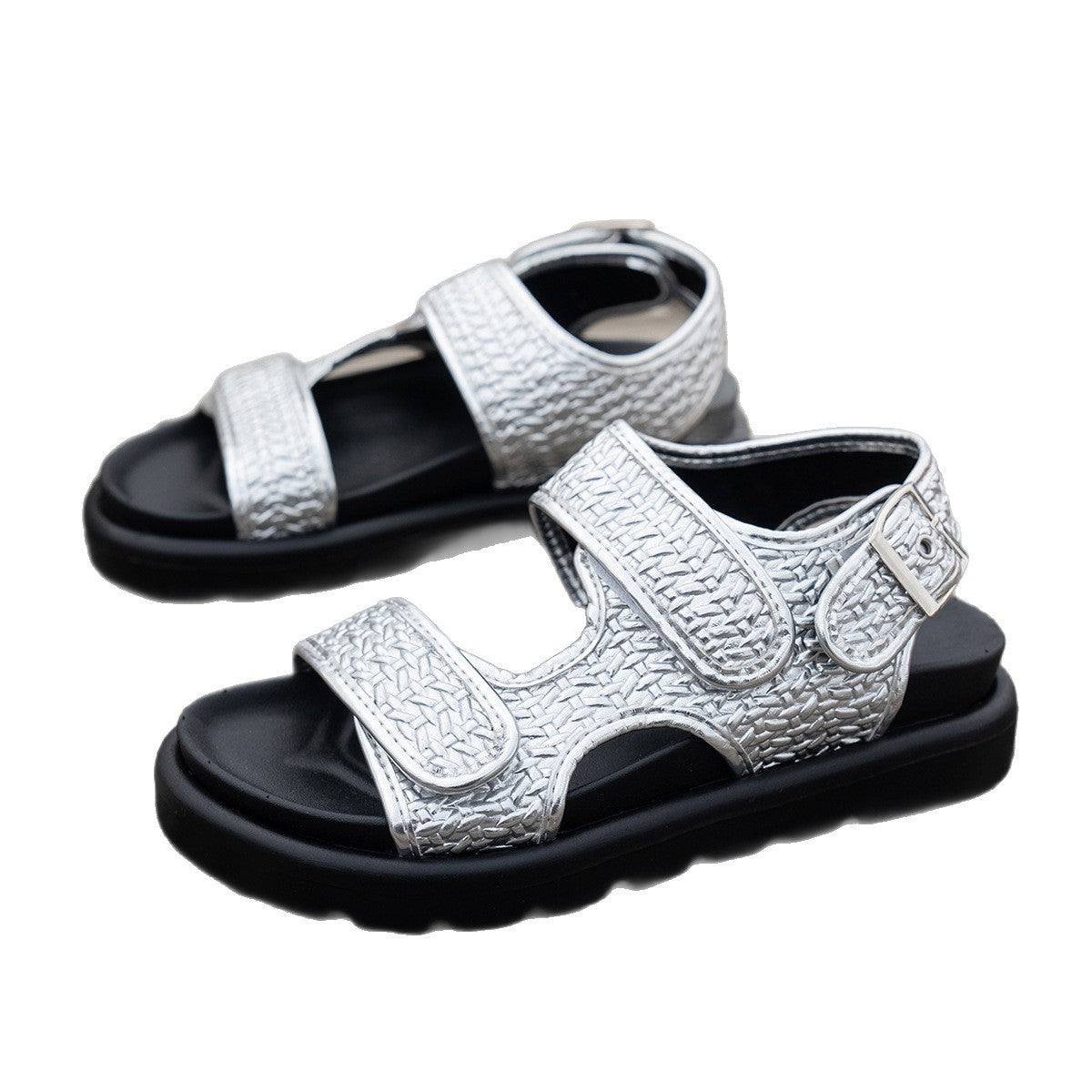 Damen komfortable Sandalen mit verstellbarem Riemendesign und ergonomischem Fußbett R&B