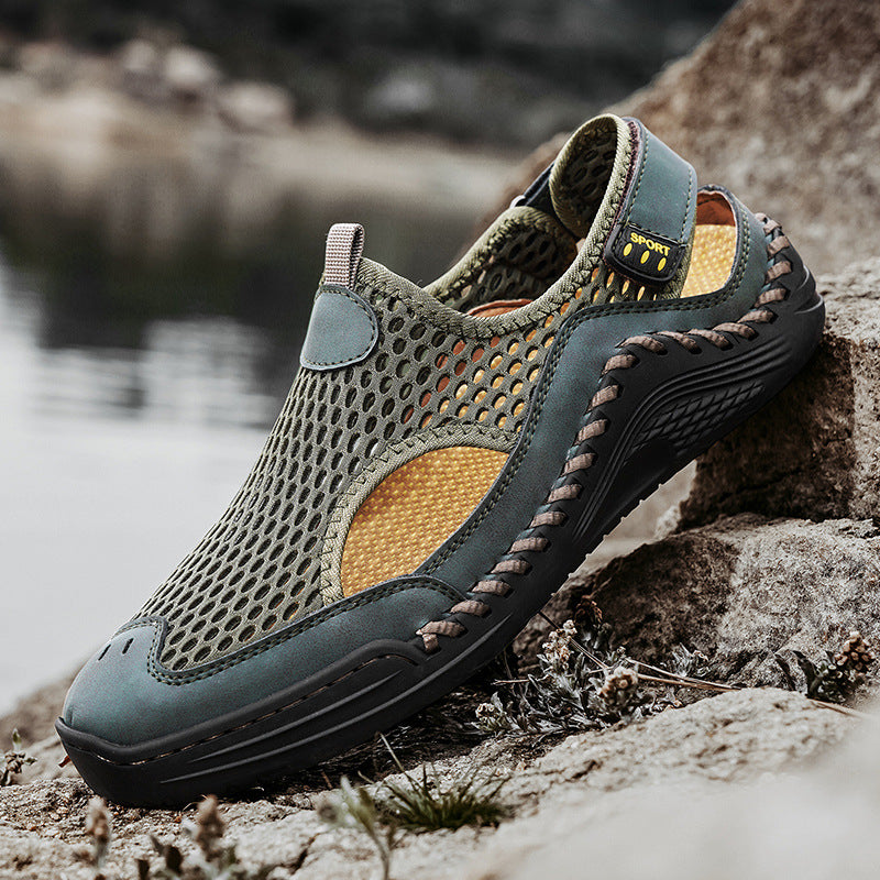 Damen Atmungsaktive Wassersportschuhe mit rutschfester Sohle und flexiblem Netzoberteil R&B