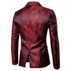 Herren elegantes Anzug-Set mit feinem Paisleymuster R&B