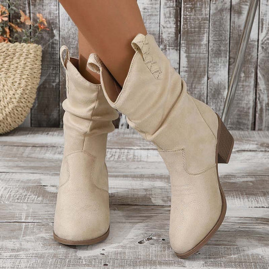 Vintage Dicke Absatzstiefel R&B