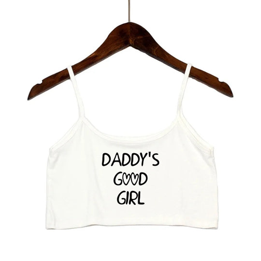 Damen modisches Crop-Top mit verzierten Trägern R&B
