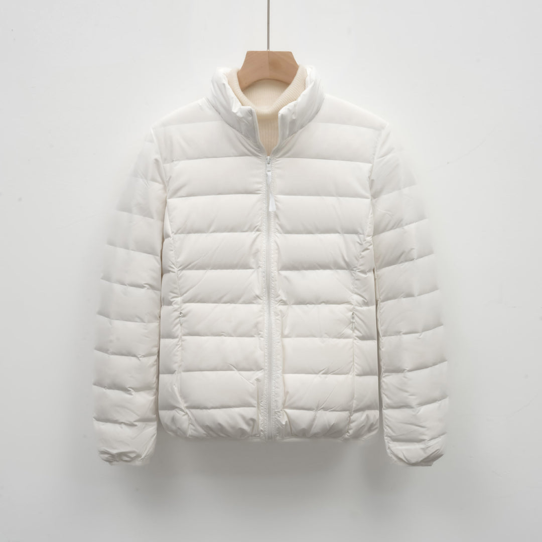 Damen Isolierte Steppjacke mit hohem Kragen und elastischen Bündchen R&B