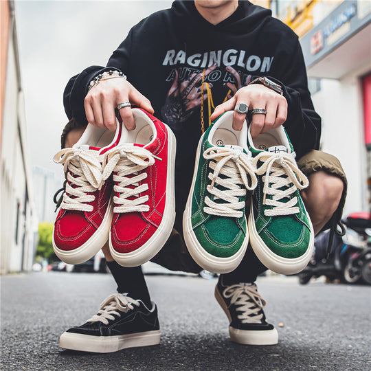Damen Modische Freizeit Sneakers mit robustem Obermaterial und dämpfender Sohle R&B