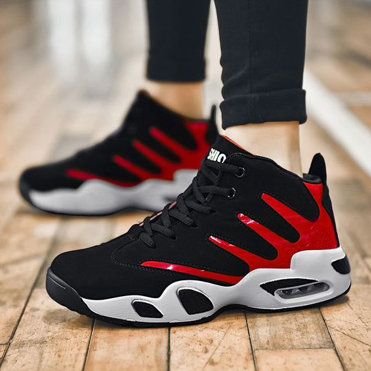 Damen Sportliche High-Top Sneakers mit atmungsaktiver Oberflächenstruktur R&B