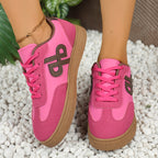 Damen Sportliche Sneakers mit rutschfester Gummisohle und modischem Design R&B