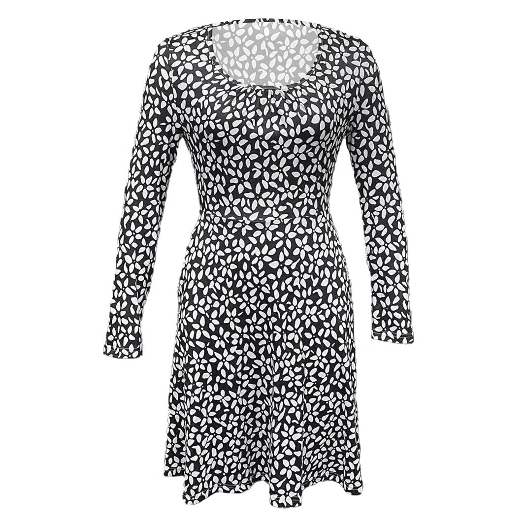 Damen Kleid mit floralem Muster und praktischen Taschen R&B