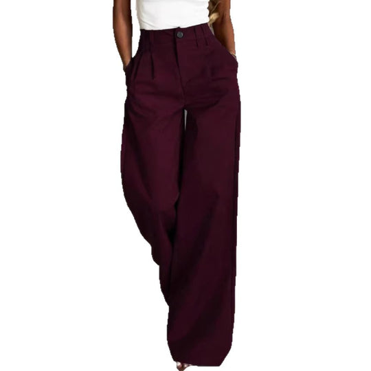 Damen Weite Anzughose mit eleganten Bundfalten R&B